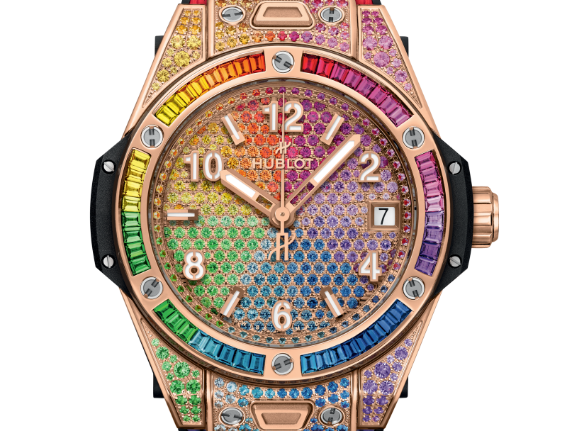 Big Bang One Click Rainbow King Gold 39 mm Hublot CN