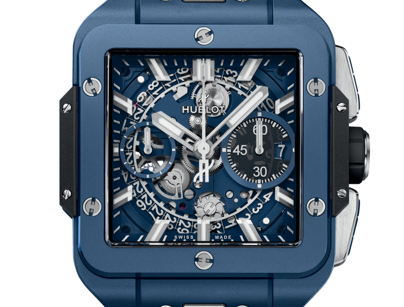 Square Bang Unico Blue Ceramic 42 mm Hublot