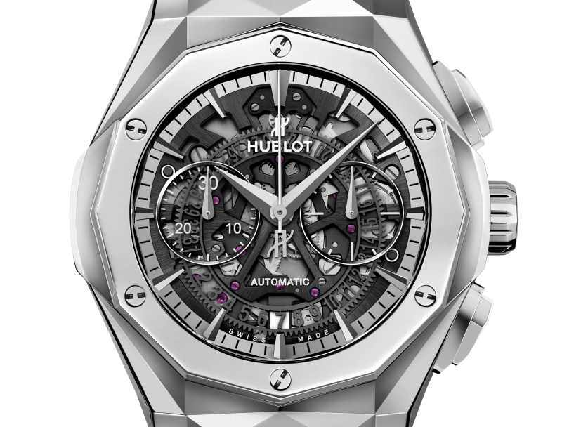 Hublot Classic Fusion OPALIN TITANIUM AUTOMATIC 45mmHublot Classic Fusion Aerofusion Orlinski Titanium Pavé 45mm