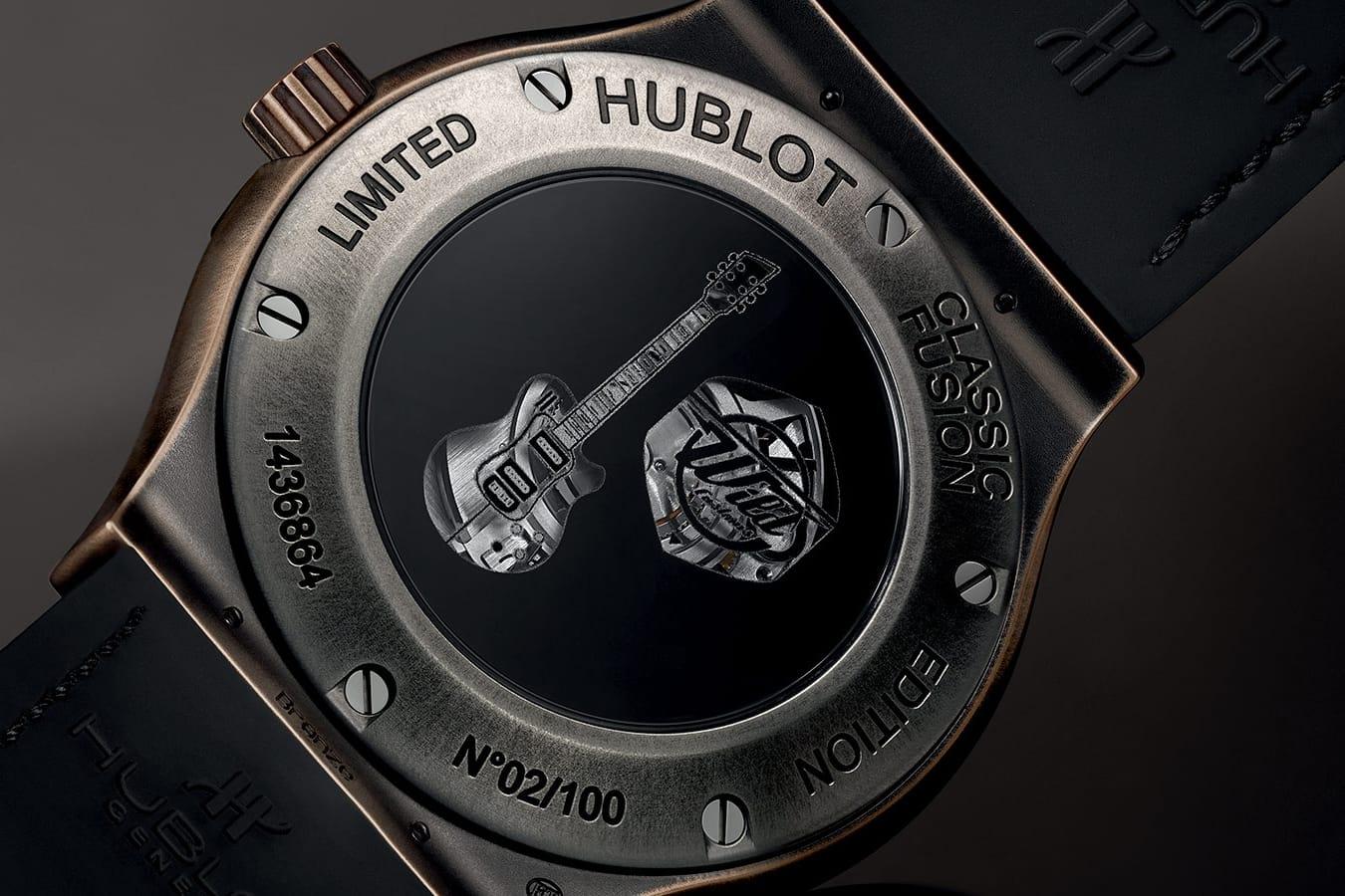 Case back of the Classic Fusion Wild Custom Bronze