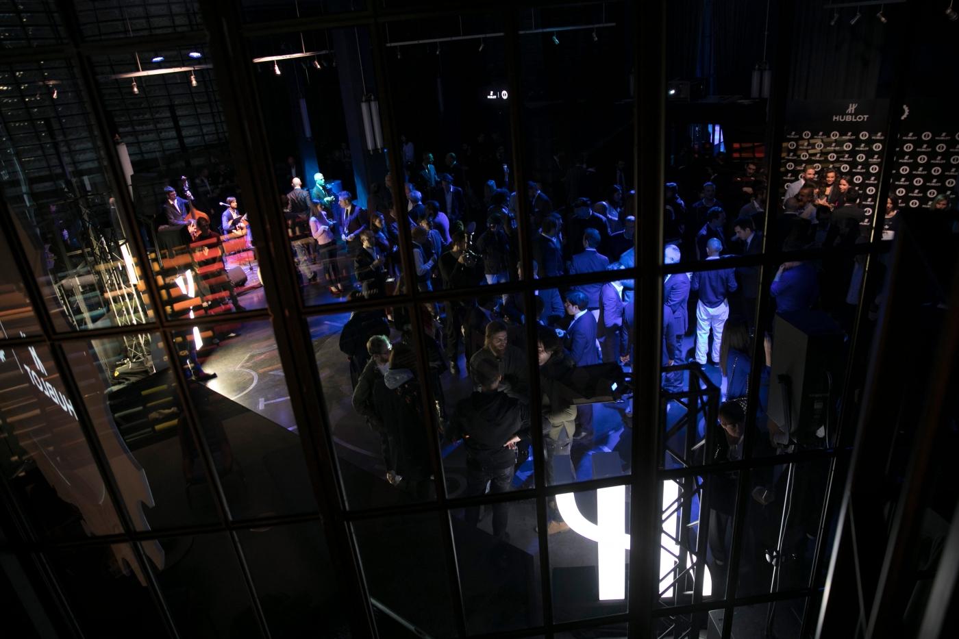 Guests at the Hublot x Garage Italia event