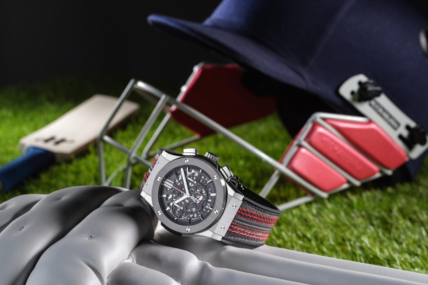 Close-up and front shot of the Classic Fusion Chronograph ICC 19