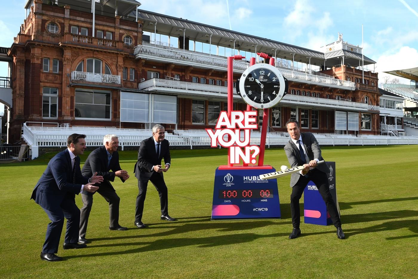 HUBLOT LAUNCHES THE COUNTDOWN  TO THE ICC CRICKET WORLD CUP 2019