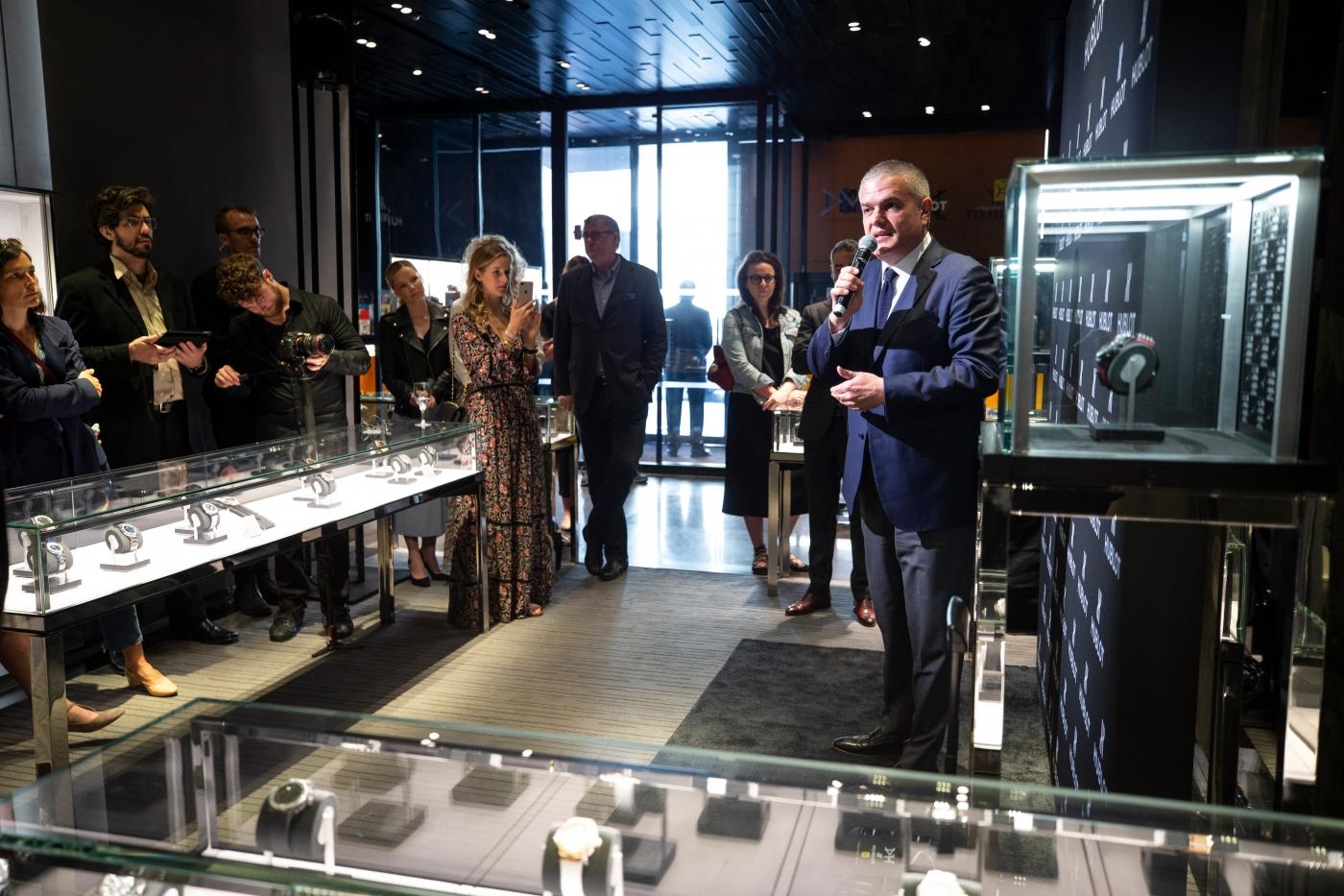 Ricardo Guadalupe at Hublot Digital Boutique launch