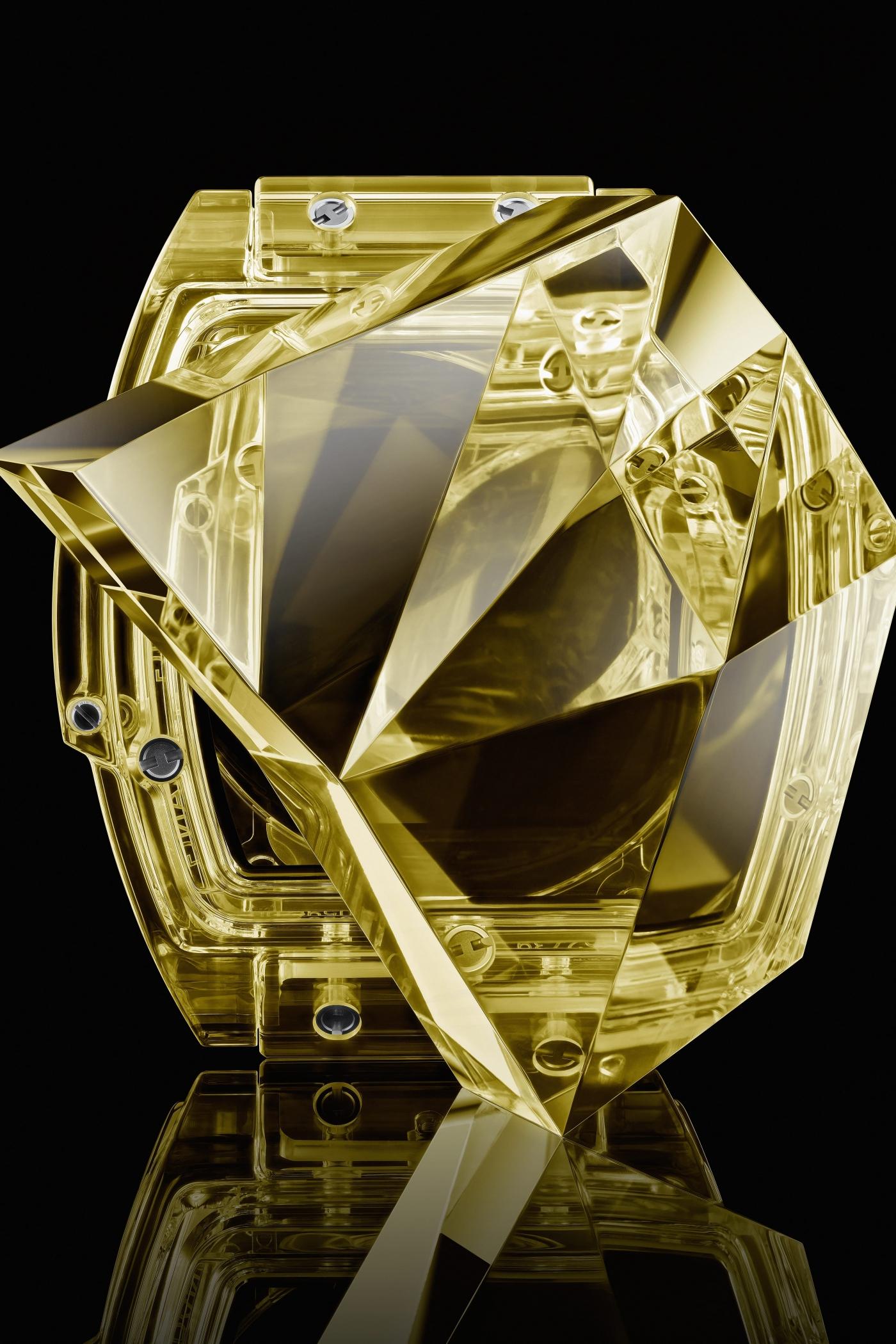 Hublot yellow sapphire crystal