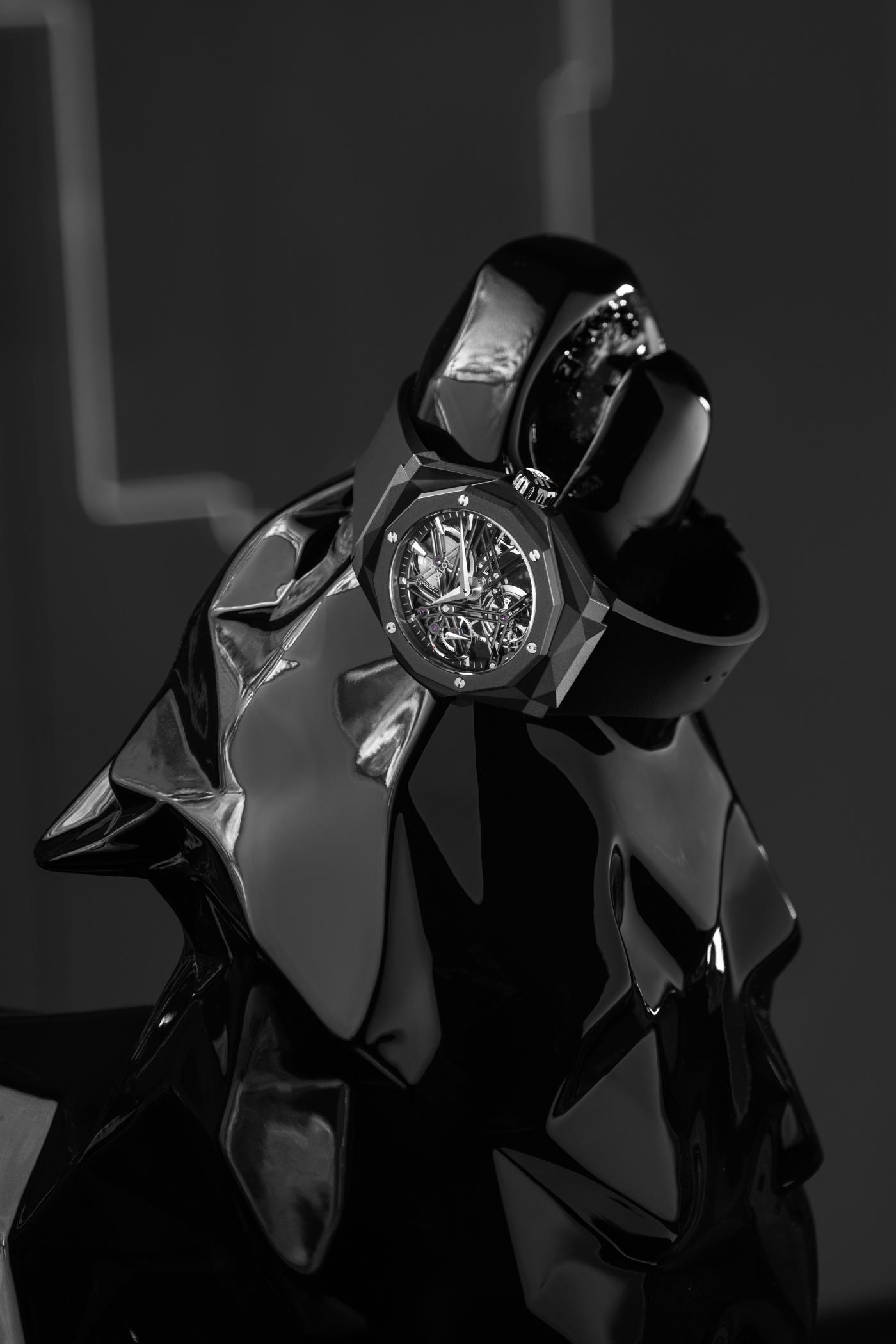 Classic Fusion Tourbillon Orlinski Black Magic on Orlinski art piece