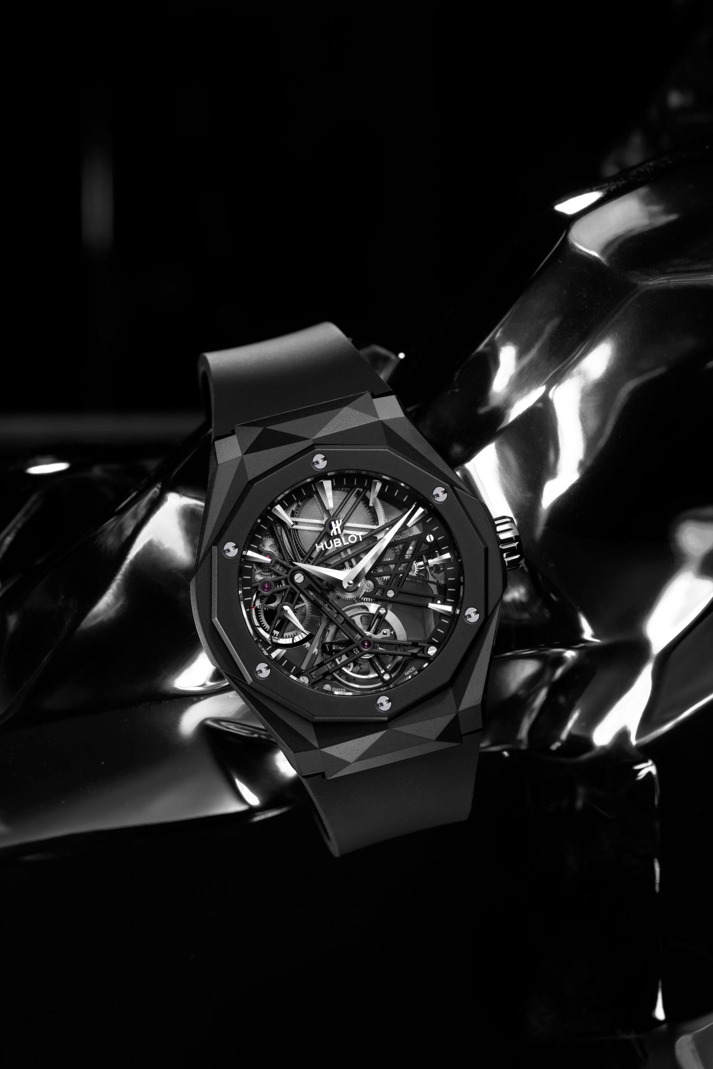 Classic Fusion Tourbillon Orlinski Black Magic on Orlinski art piece