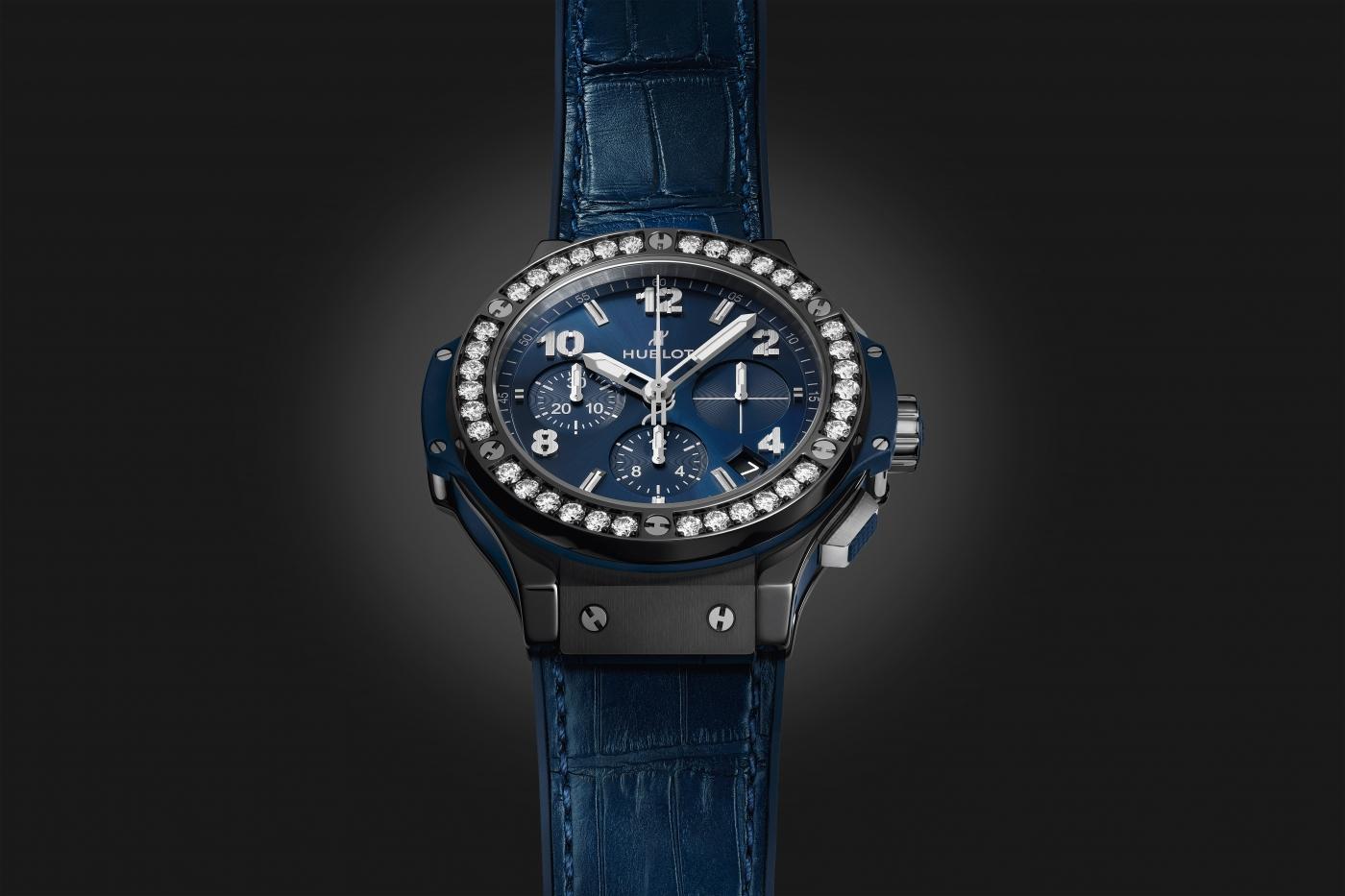 Big Bang Ceramic Blue Diamonds 41 Full View