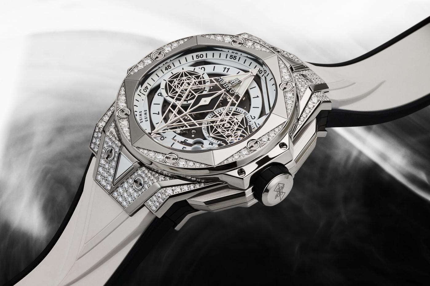 Big-Bang-Sang-Bleu-II-White-Alternative-Pavé--in-Titanium