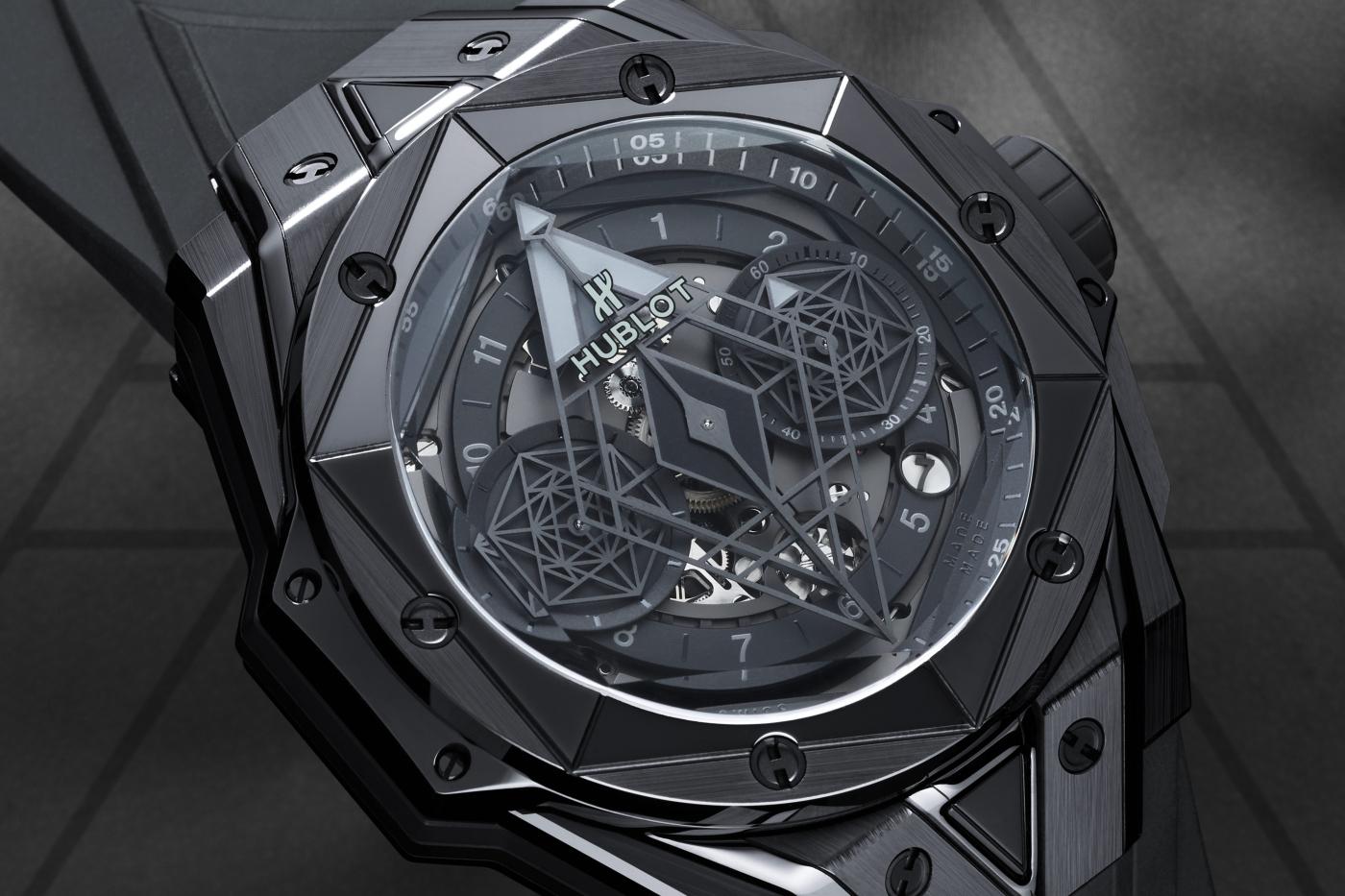 Hublot Classic Fusion Chronograph 45mm 521.cm.0500.vr.ber17 Berluti Scritto All Black