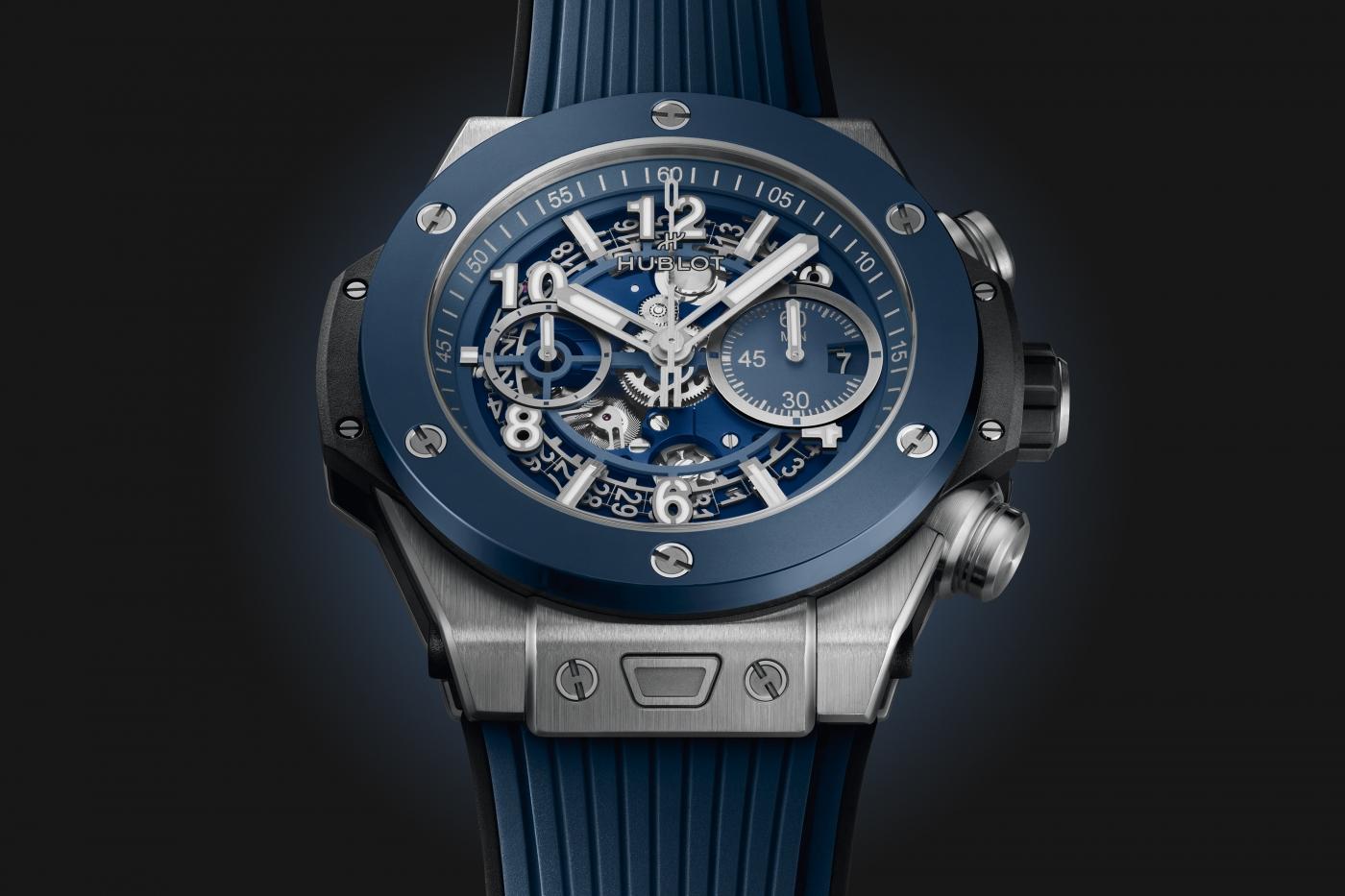 big bang unico titanium blue ceramic 44 mm shot