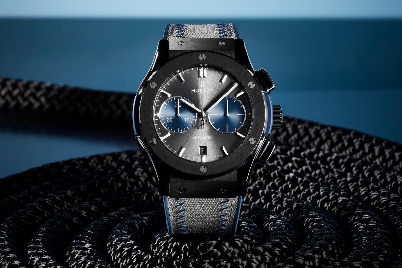 classic fusion chronograph bol d'or Mirabaud 45 mm front view