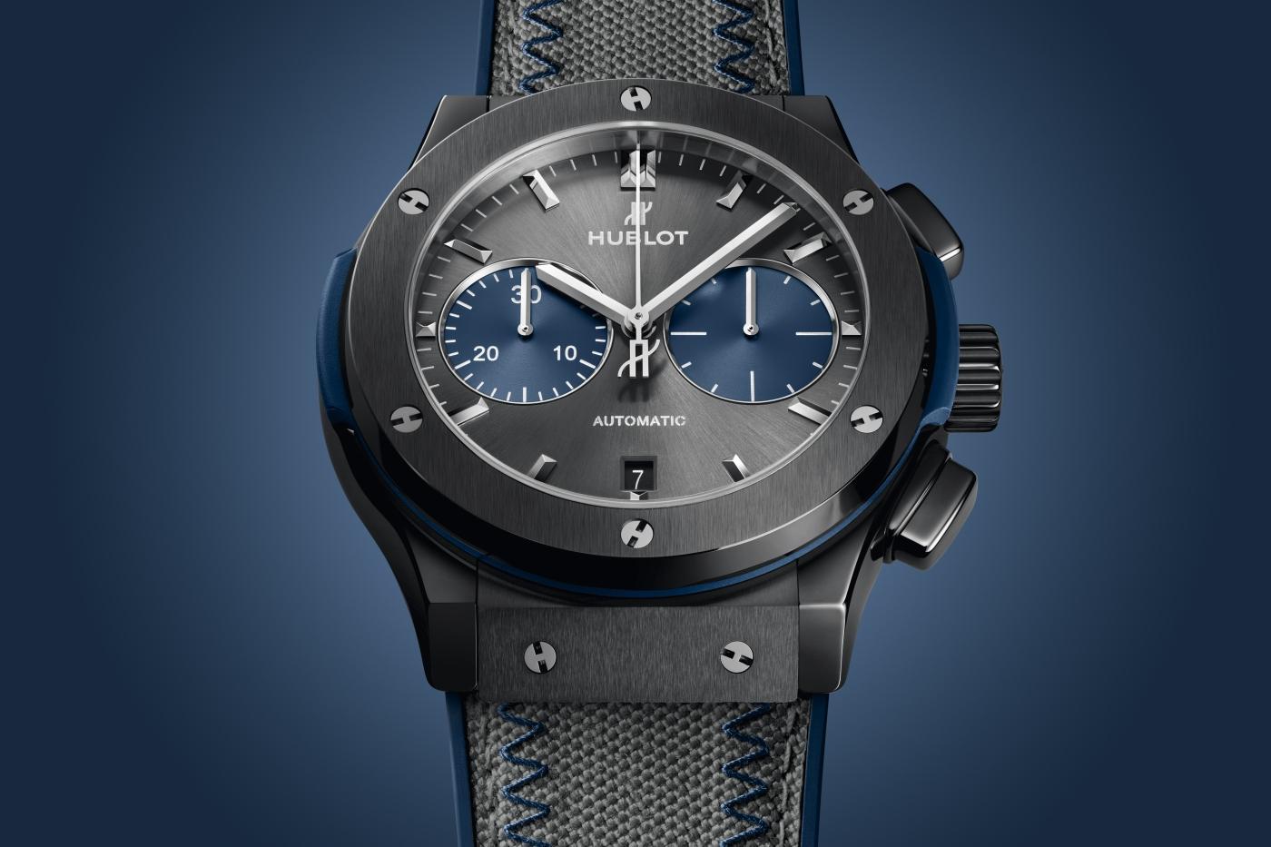 classic fusion chronograph bol d'or Mirabaud 45 mm front view