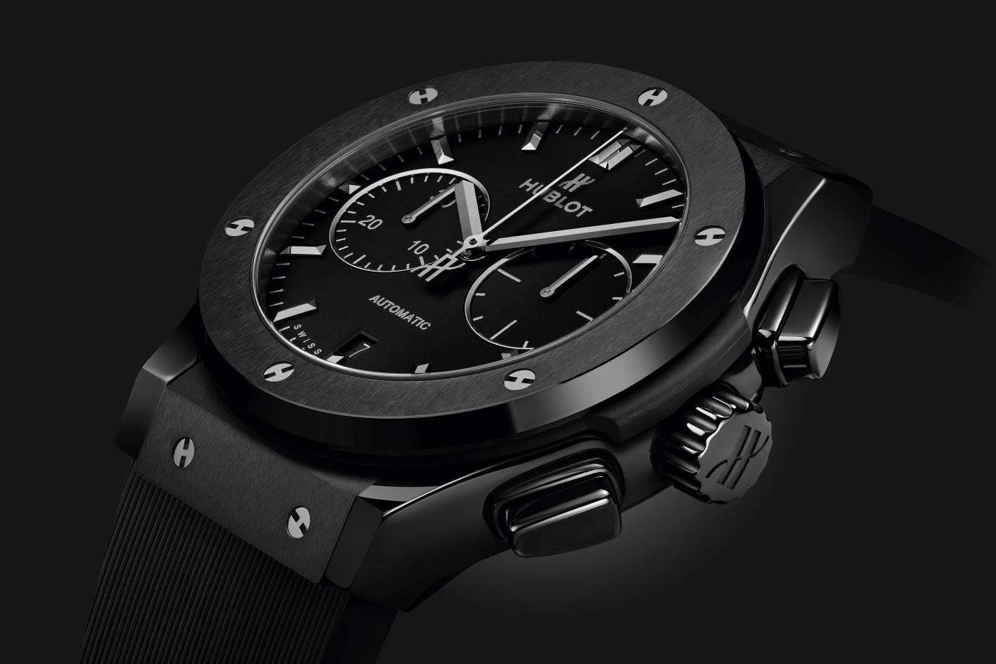 classic fusion chronograph black magic 45 mm