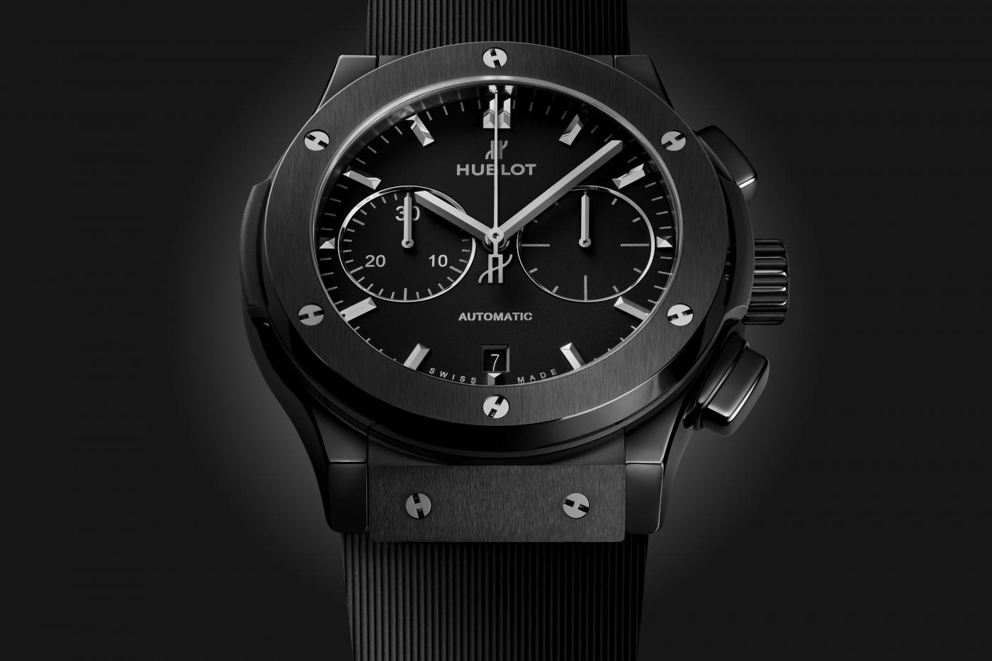 classic fusion chronograph black magic 45 mm