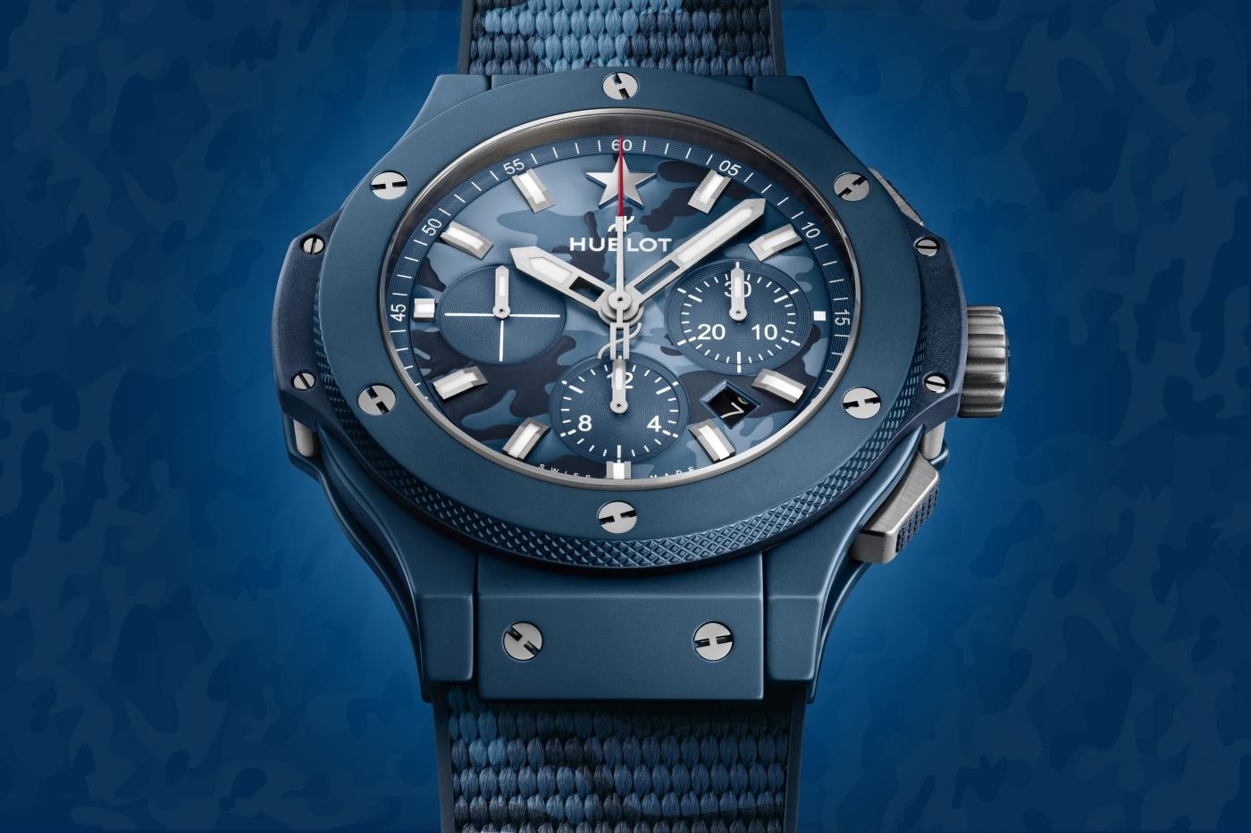 Big Bang Camo Texas 44 mm ad shot