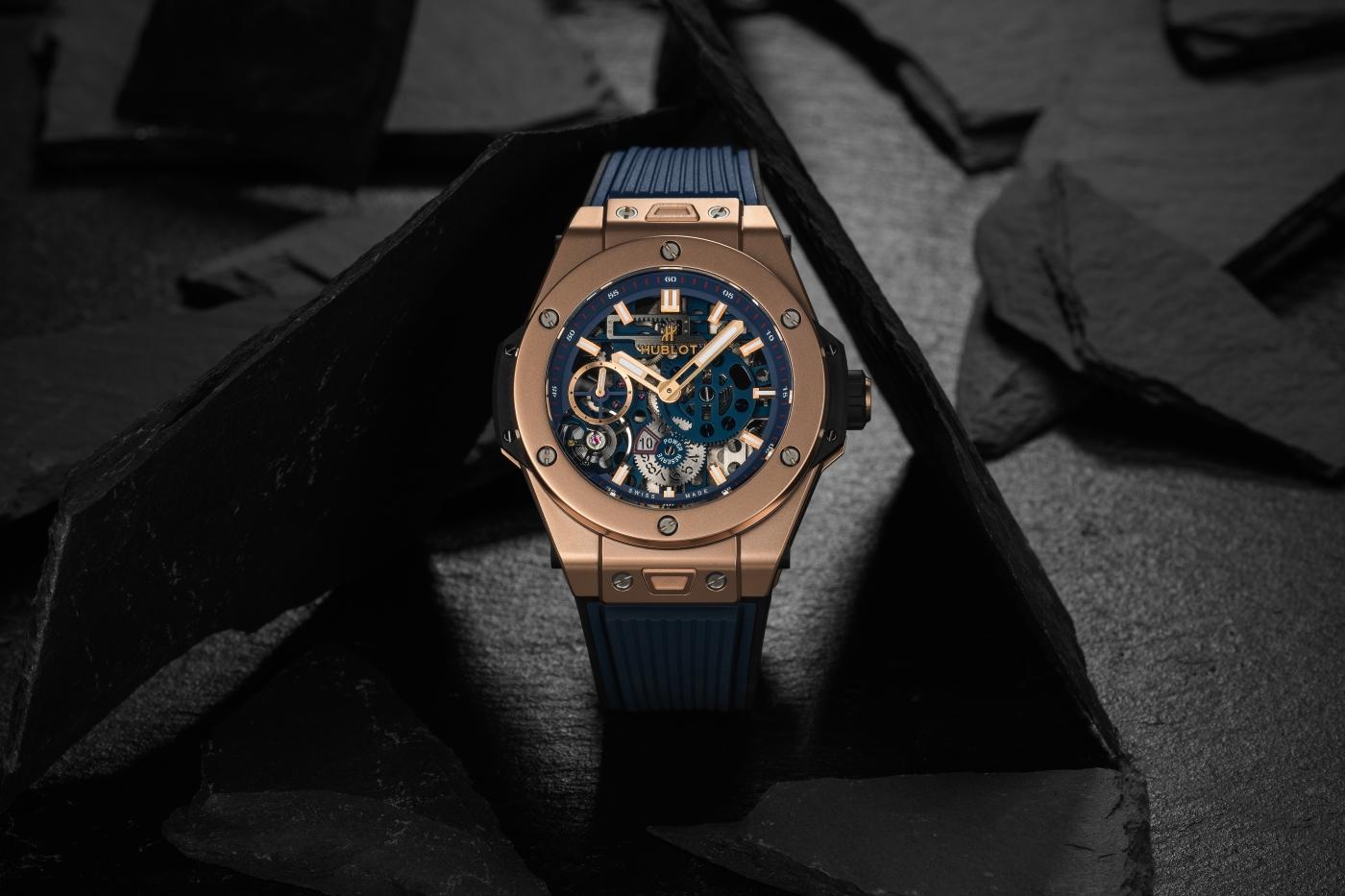 Big Bang MECA-10 King Gold Blue 45 mm