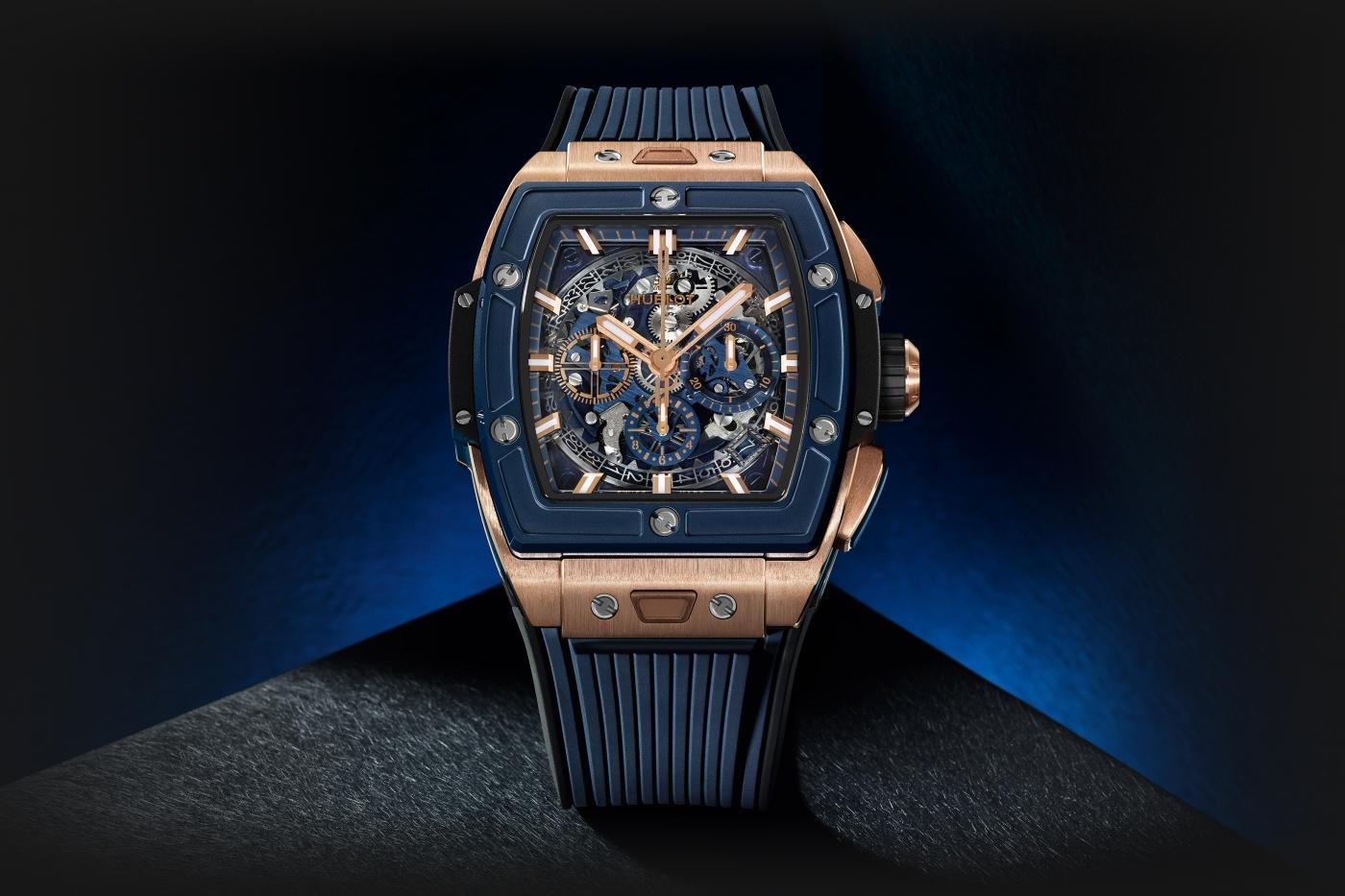 Spirit of Big Bang King Gold Blue Ceramic 42 mm