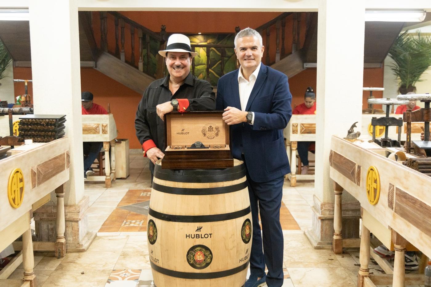 Hublot CEO Ricardo Guadalupe and Arturo Fuente 2021