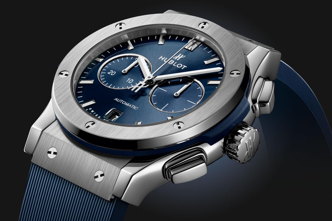 Classic Fusion Chronograph Titanium Blue 42 mm