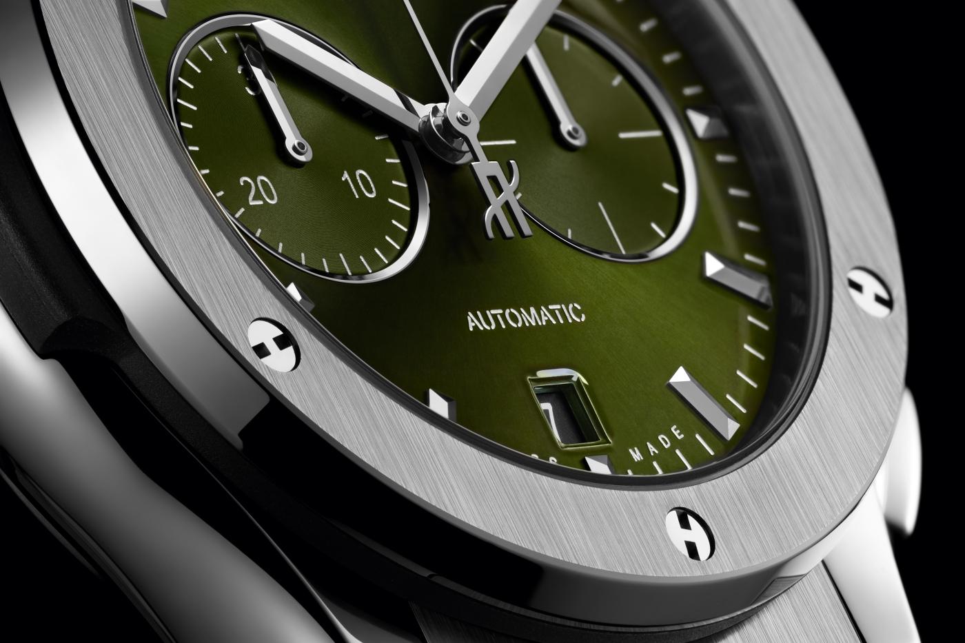 classic Fusion Chronograph Titanium Green 42 mm