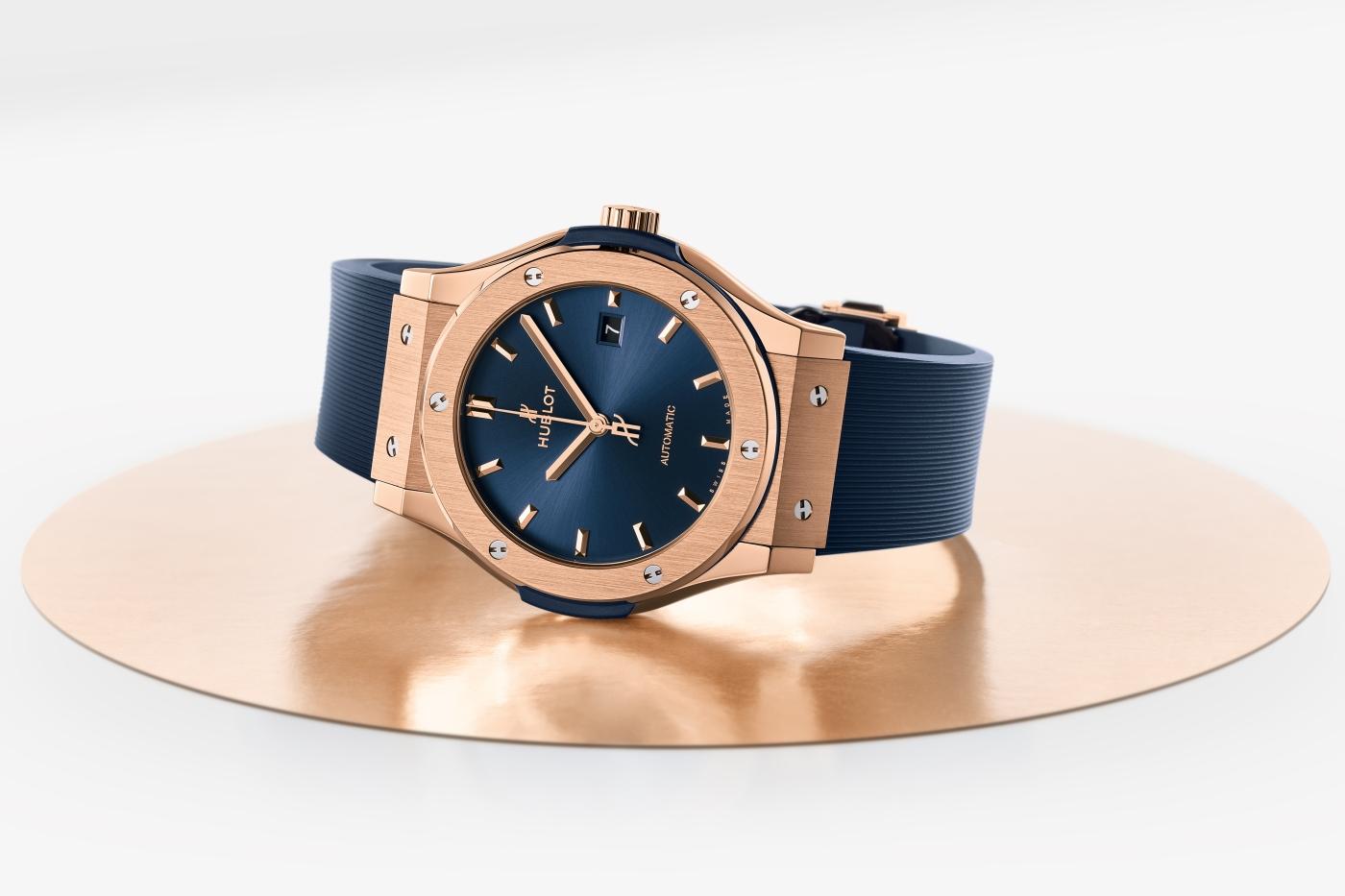 Classic Fusion King Gold Blue 42 mm