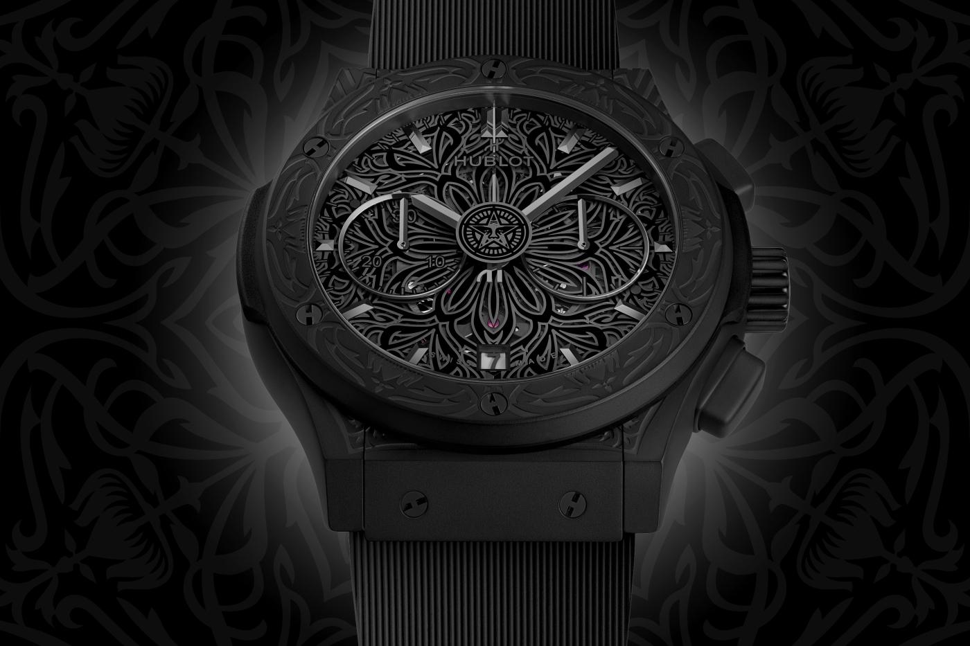 Classic Fusion Aerofusion Chronograph All Black Shepard Fairey