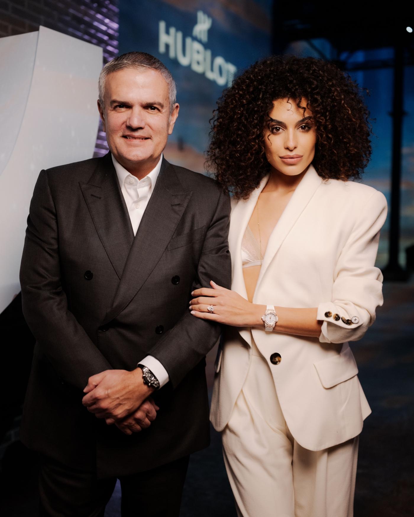 Jessica Aidi & Hublot CEO Ricardo Guadalupe