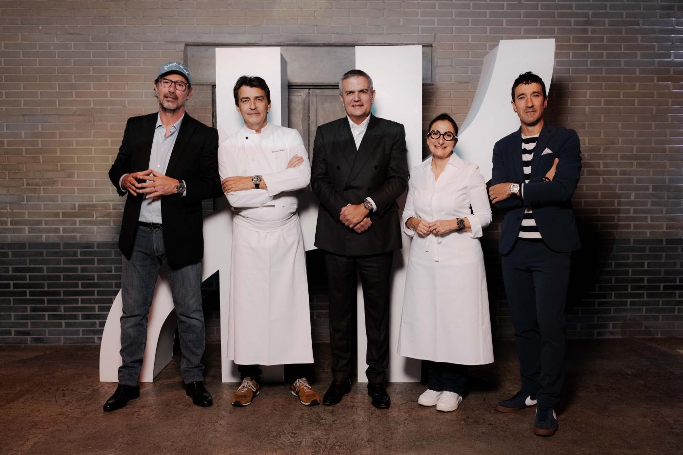 Eneko Atxa, Anne-Sophie Pic, Yannick Alléno, Paul Pairet & Hublot CEO Ricardo Guadalupe