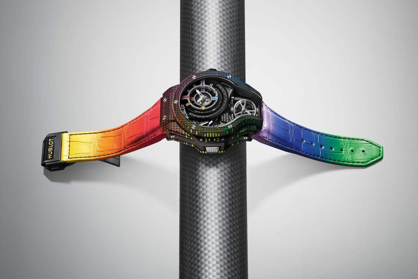 MP-09 Tourbillon Bi-Axis Rainbow 3D Carbon 49 mm