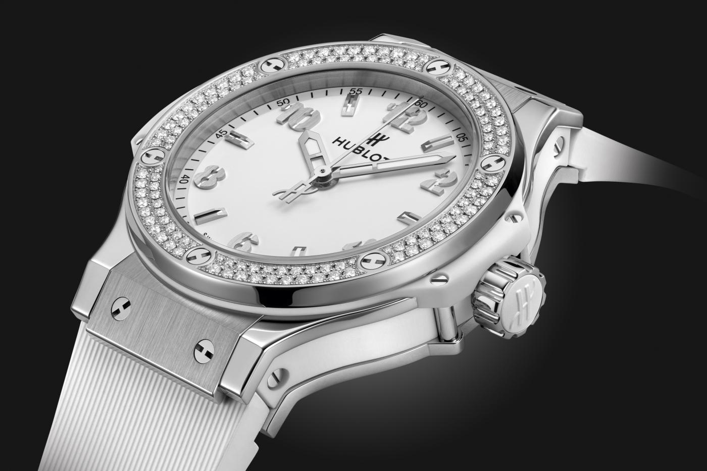 Big Bang Steel White Diamonds 38 mm