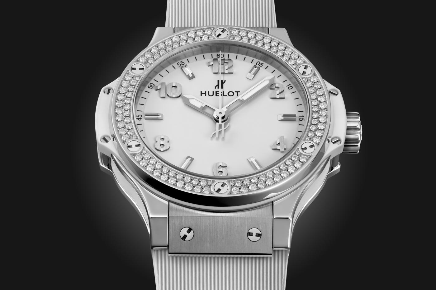 Big Bang Steel White Diamonds 38 mm