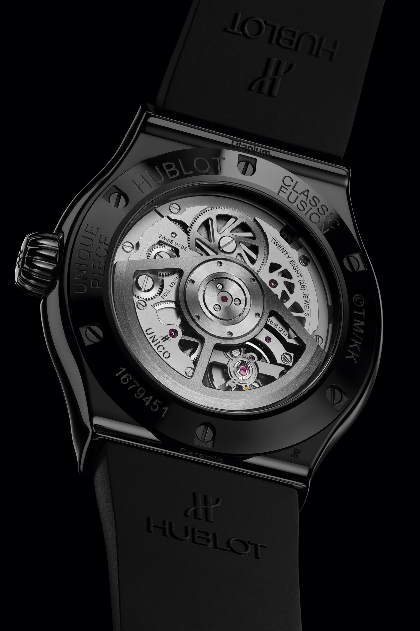 Classic Fusion Takashi Murakami Black Ceramic Rainbow 45 mm