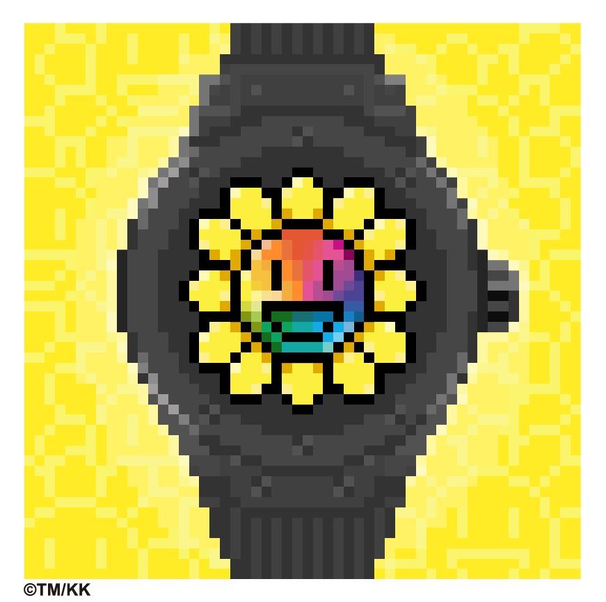 Classic Fusion Takashi Murakami Black Ceramic Rainbow 45 mm
