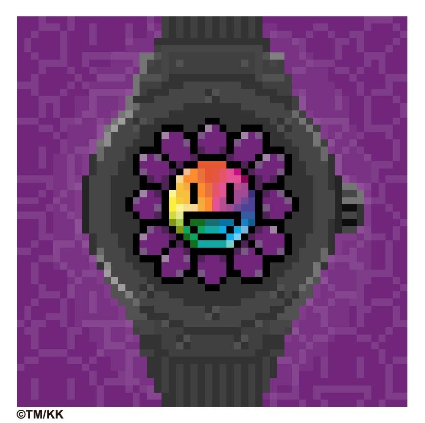 Classic Fusion Takashi Murakami Black Ceramic Rainbow 45 mm