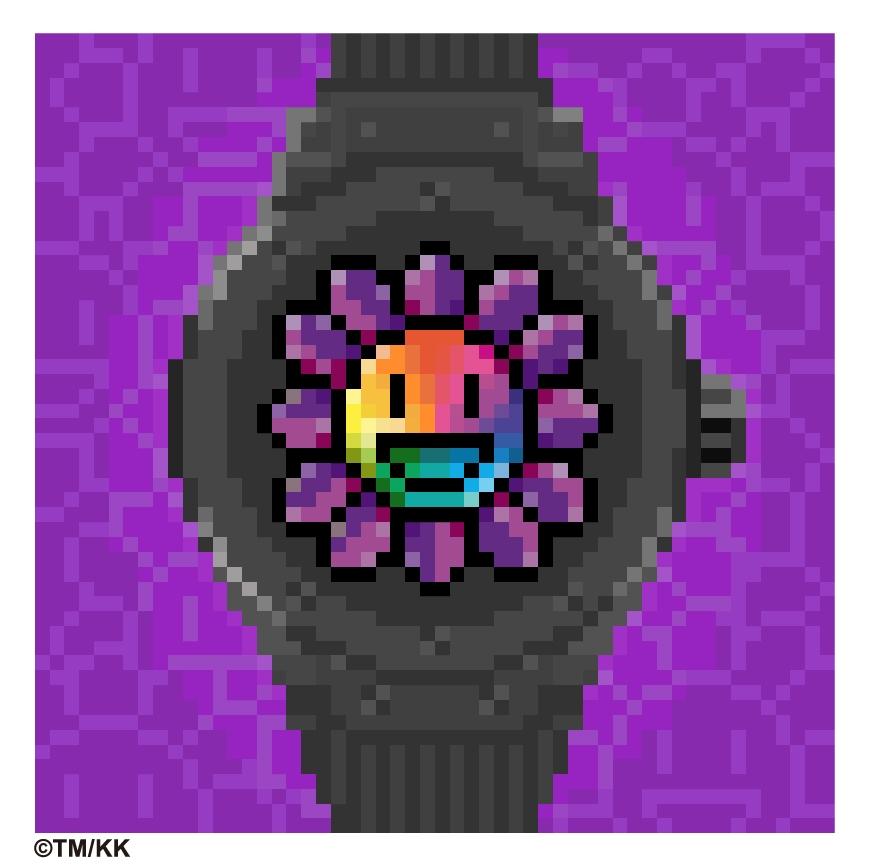 Classic Fusion Takashi Murakami Black Ceramic Rainbow 45 mm