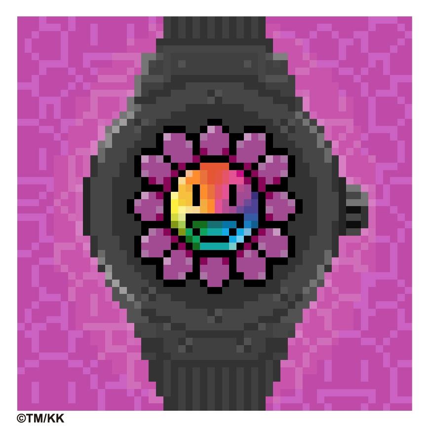 Classic Fusion Takashi Murakami Black Ceramic Rainbow 45 mm