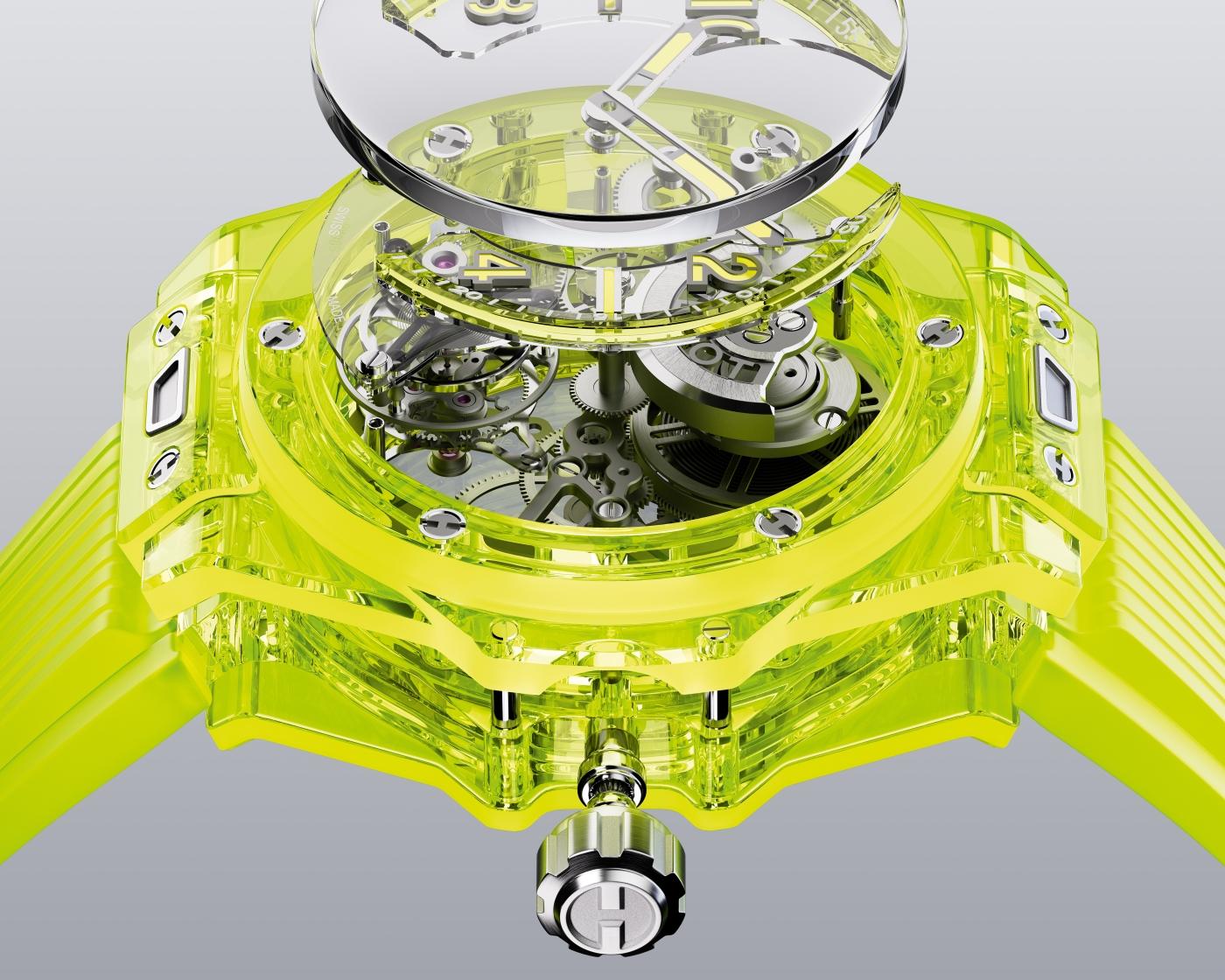  Big Bang Tourbillon Automatic Yellow Neon Saxem