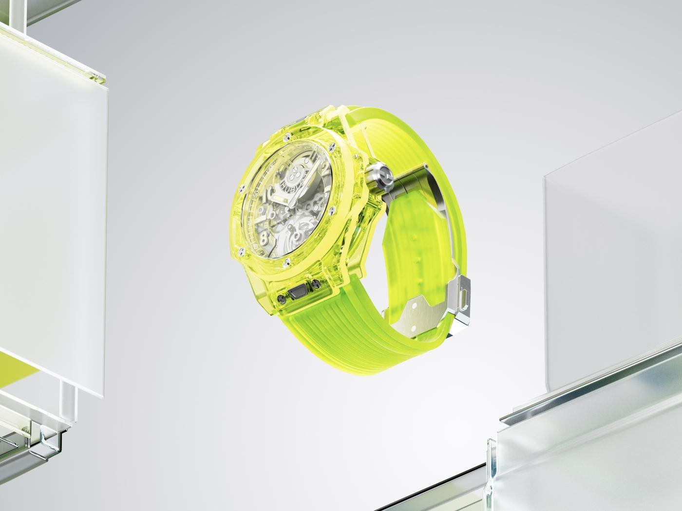 BIG BANG TOURBILLON AUTOMATIC NEON YELLOW SAXEM