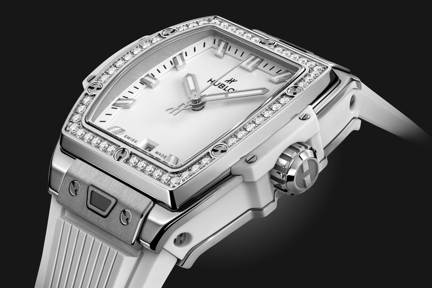 Spirit Of Big Bang Titanium White Diamonds 39 mm