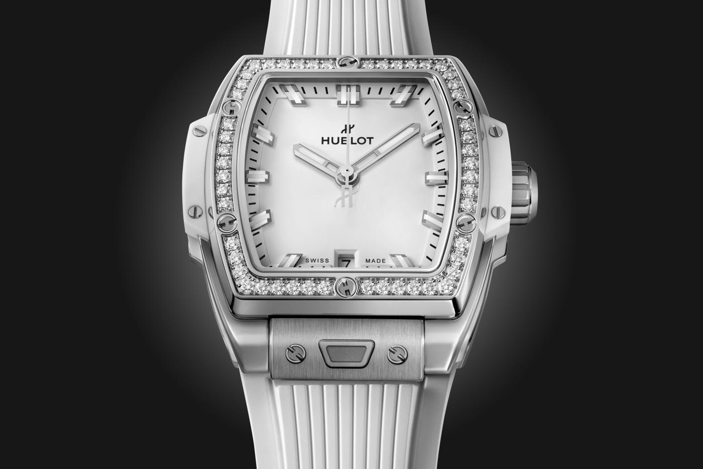 Spirit Of Big Bang Titanium White Diamonds 39 mm