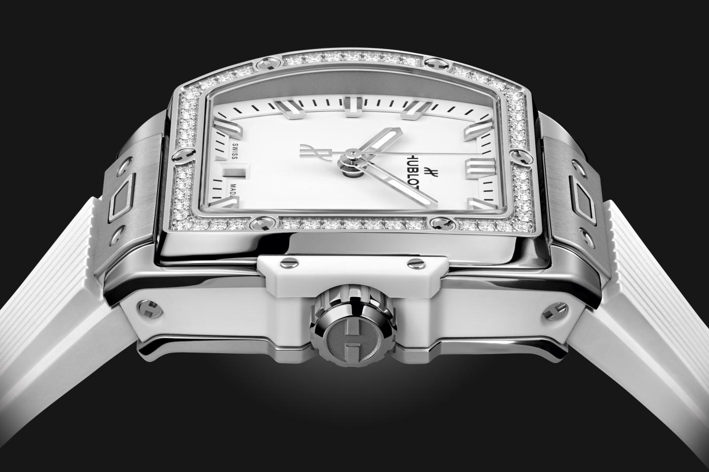 Spirit Of Big Bang Titanium White Diamonds 39 mm