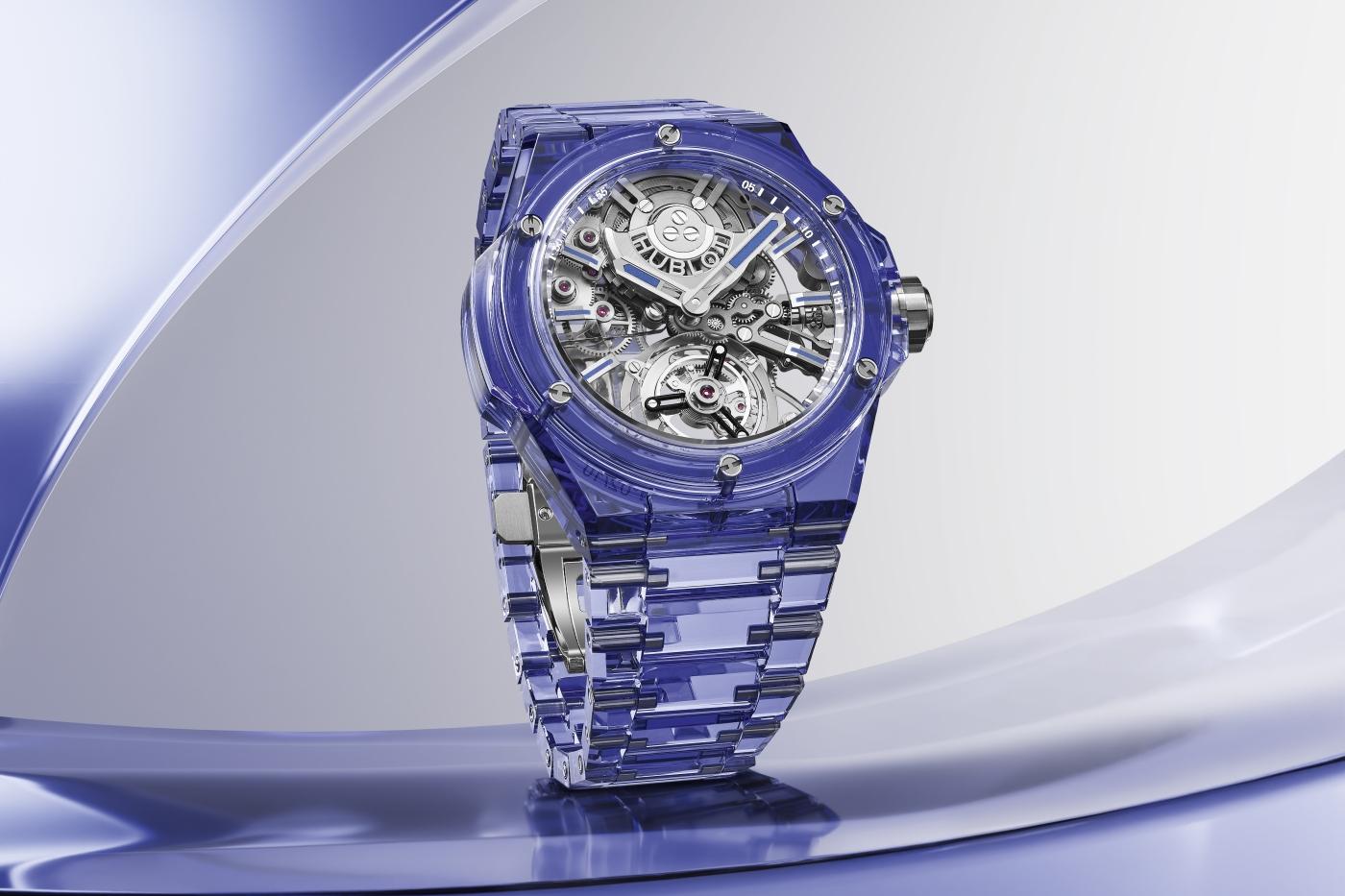 Big Bang Integrated Tourbillon Full Blue Sapphire 43 mm