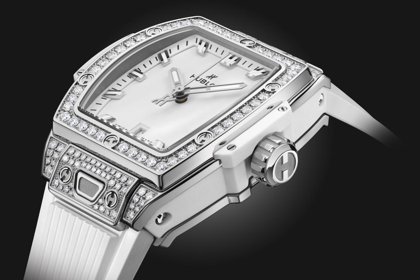Spirit of Big Bang Steel White Pavé 32 mm