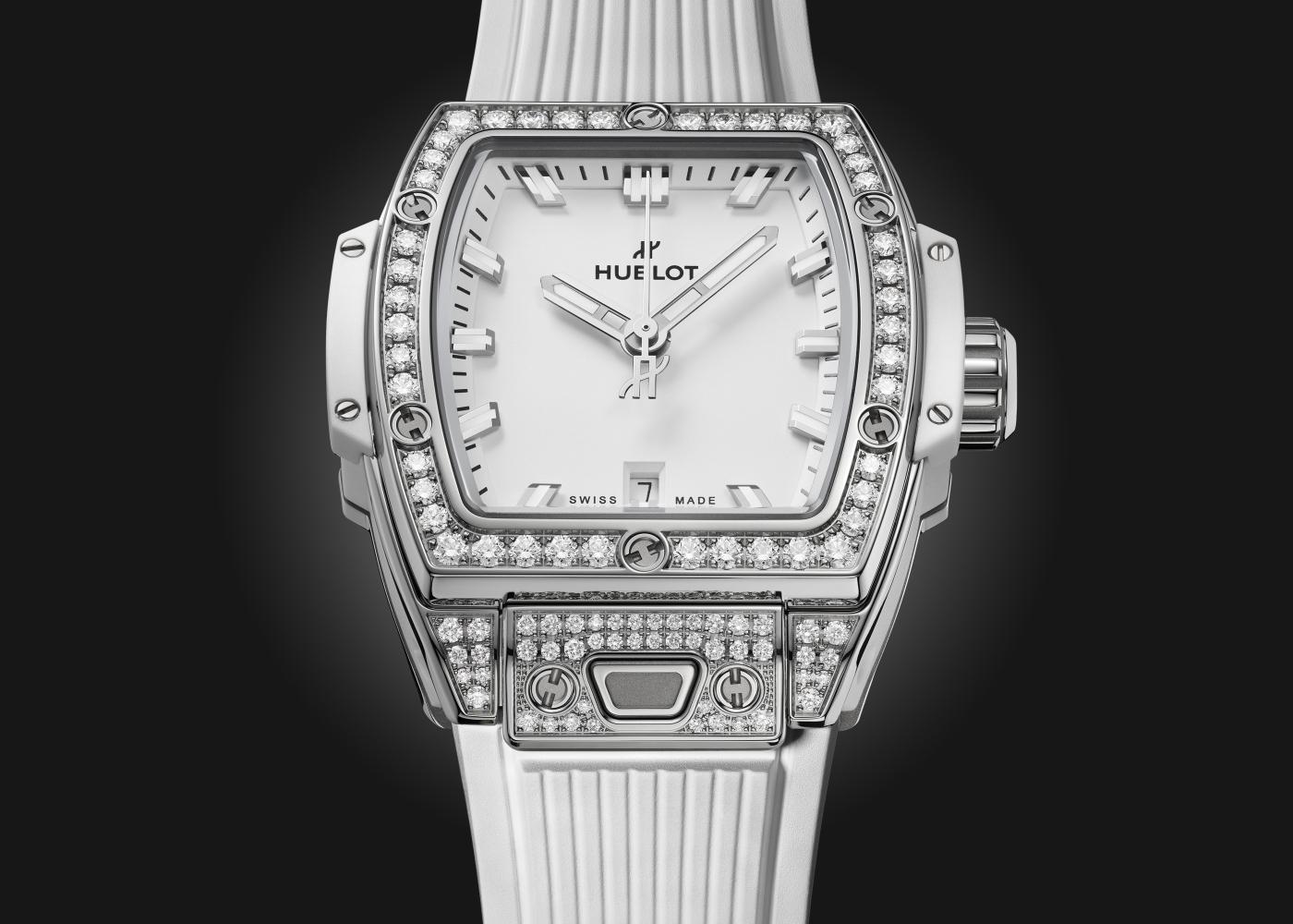 Spirit of Big Bang Steel White Pavé 32 mm