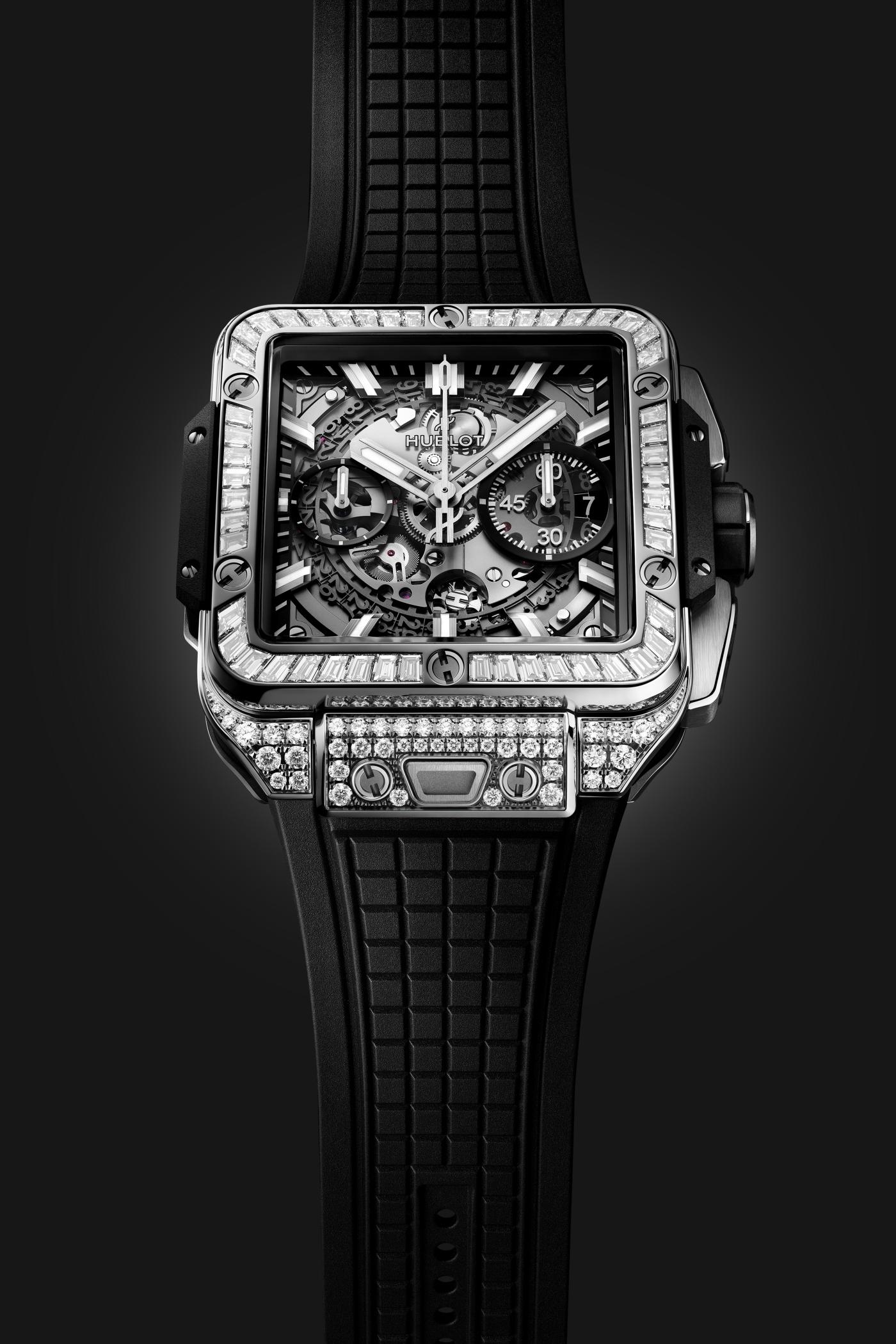 Square Bang Unico Titanium Jewellery 42 mm