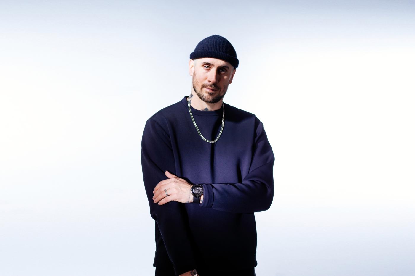 Maxime Plescia-Büchi wearing his Spirit of Big Bang watch