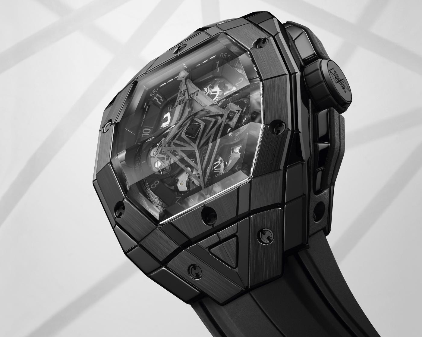 spirit of big bang sang bleu all black 42 mm
