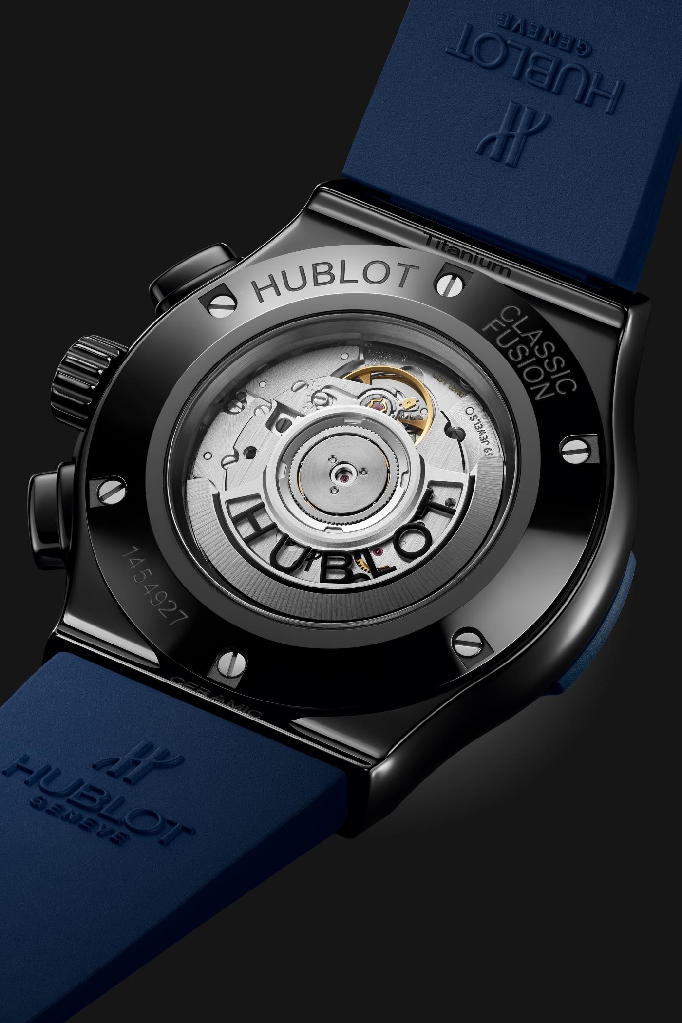 Classic Fusion Ceramic Blue Chronograph 45 mm
