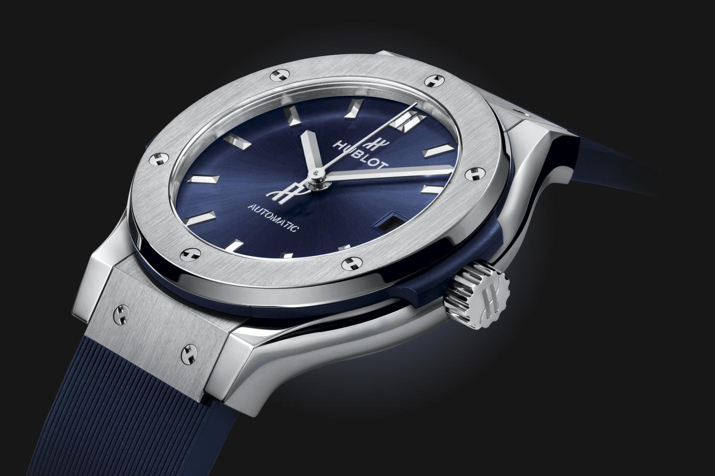 Classic Fusion Titanium Blue 38 mm